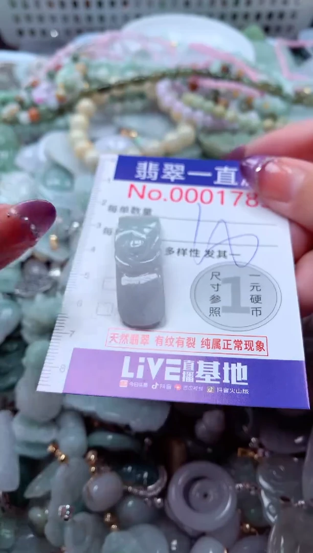 翡翠未镶嵌吊坠(不含链)1783