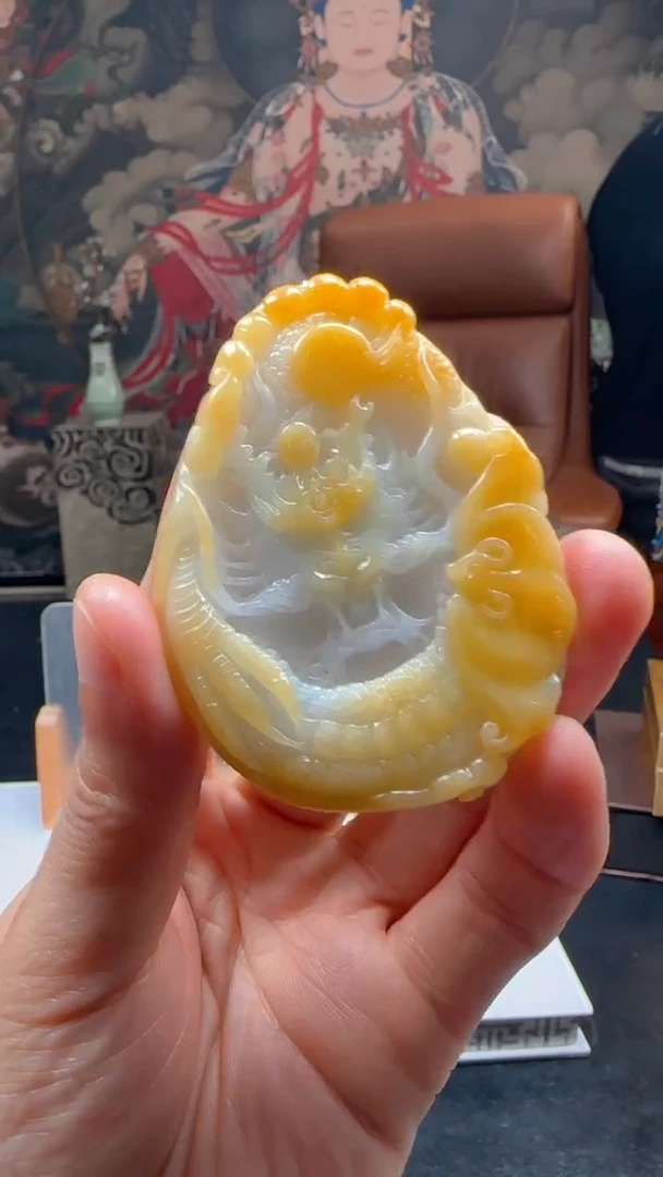 【闪购商品】定制翡翠未镶嵌L-@@QJXC12095