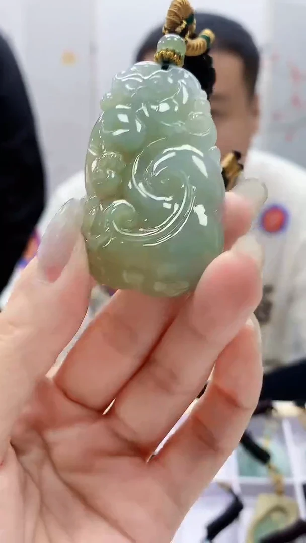 定制翡翠未镶嵌4898lr- 毛货挂件272