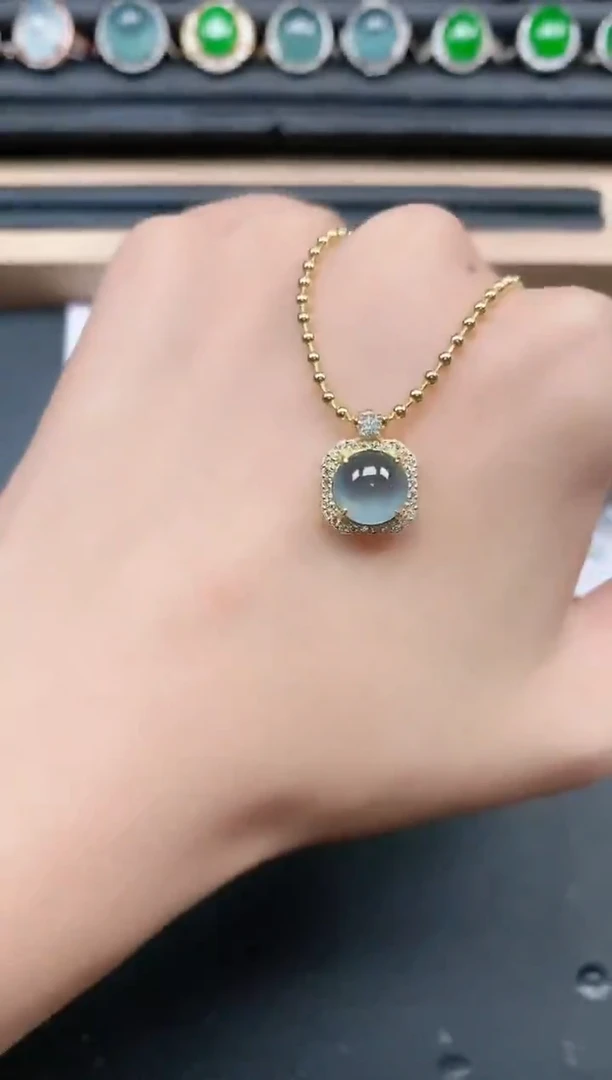 翡翠戒指银S925镶嵌111111