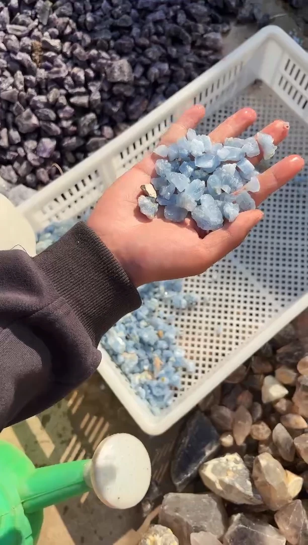 【闪购商品】摆件未镶嵌水晶蓝晶碎石500g