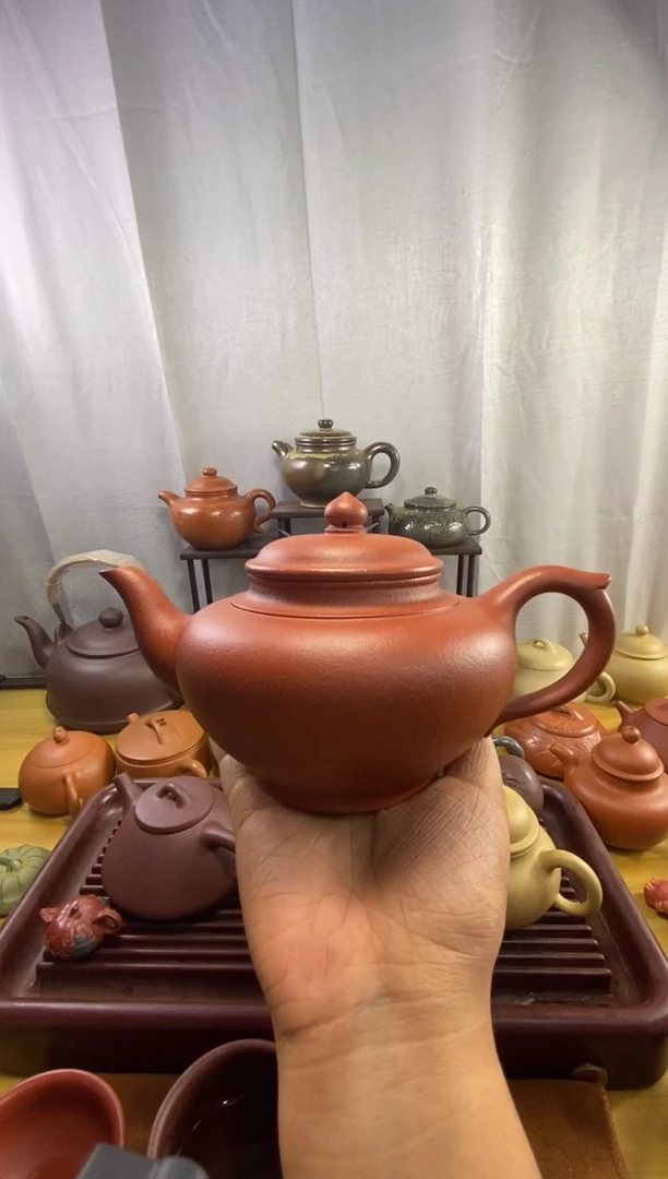 茶壶紫砂拥**安大笑樱500cc