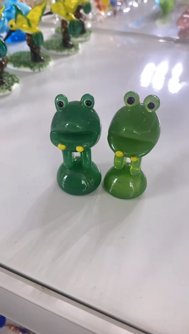 琉璃手工艺品我****觉2个青蛙