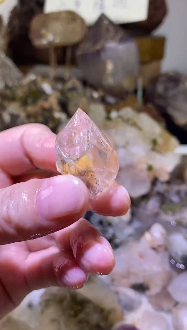 未镶嵌珠宝半成品水晶42号莫奈四川超七花园水晶