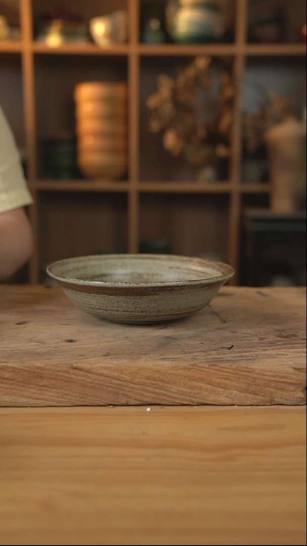 岁月风情的8英寸敞口盘