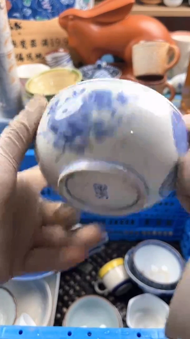 瓷片乘**心英歌瓷器满19.9包邮