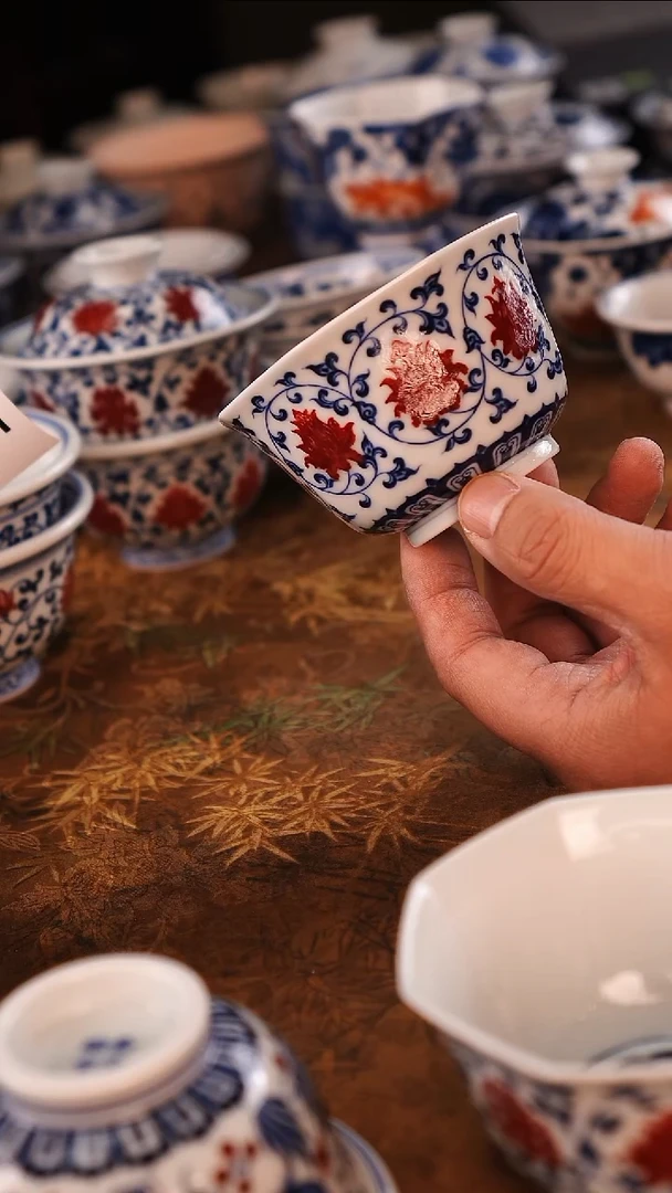 北**森景德镇手工手绘茶器