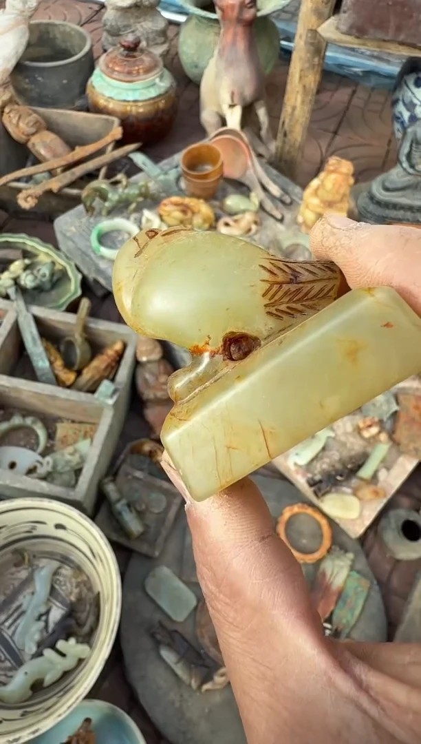 未镶嵌岫岩河磨玉（透闪石质玉）挂件玉器555555