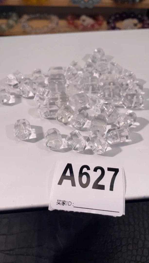 水晶手链未镶嵌A627白水晶六角单珠多样性发一