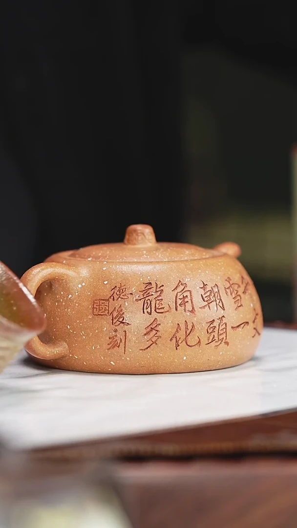 宜兴原矿高端紫砂  星空段泥 230cc