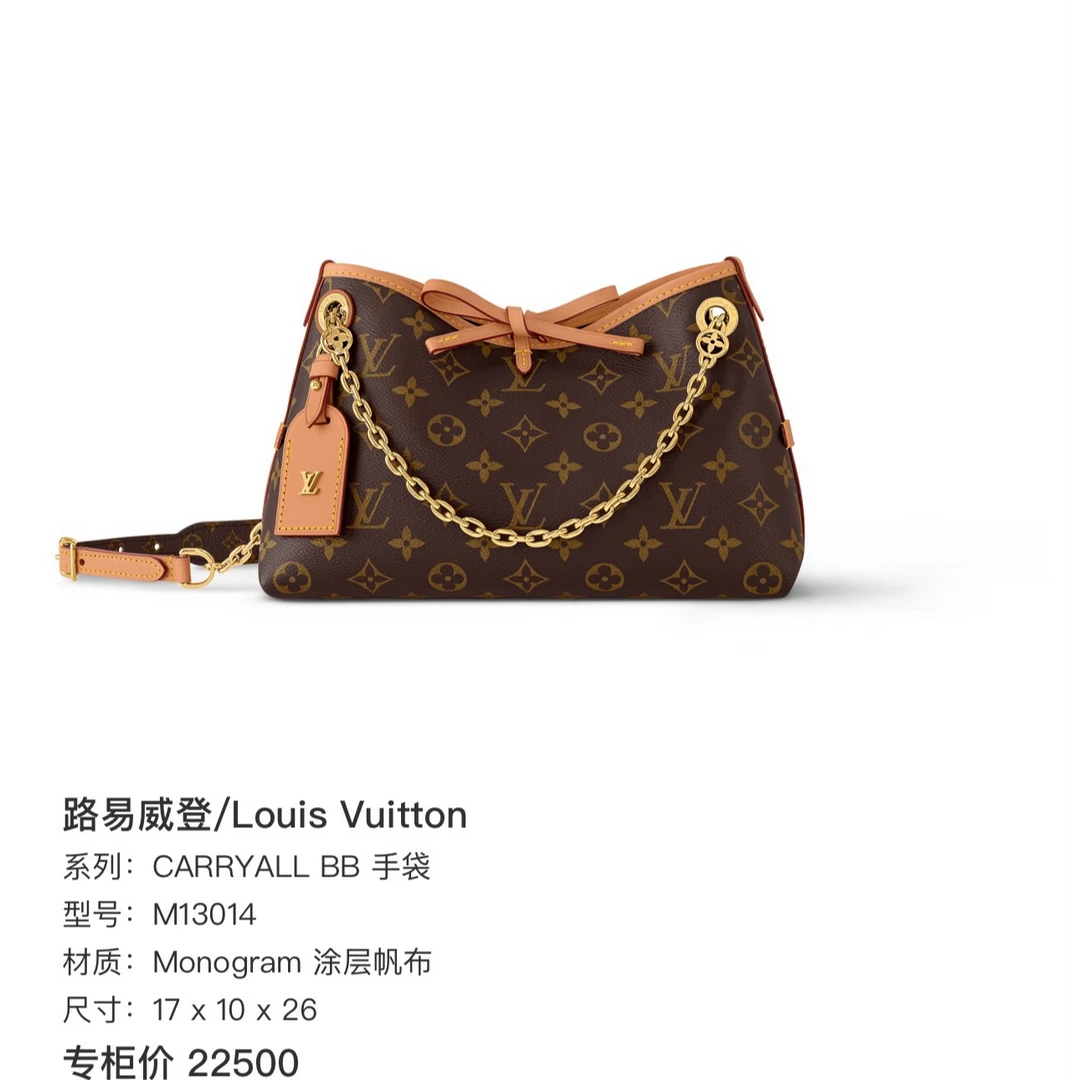 99新 LouisVuitton/路易威登 CARRYALL BB JM61