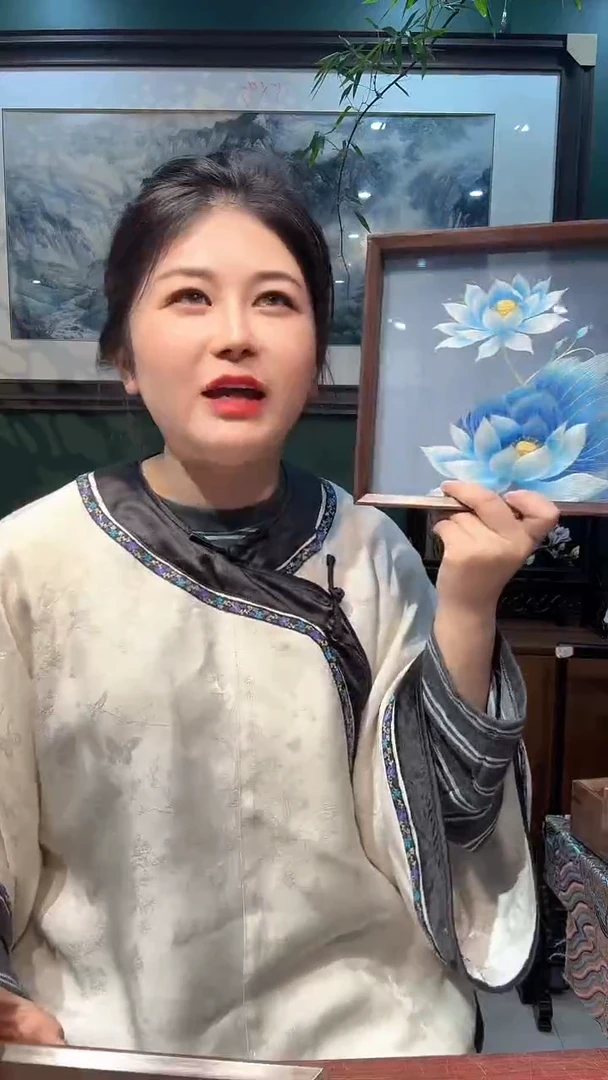横款 横款非遗苏绣纯手工刺绣装饰画