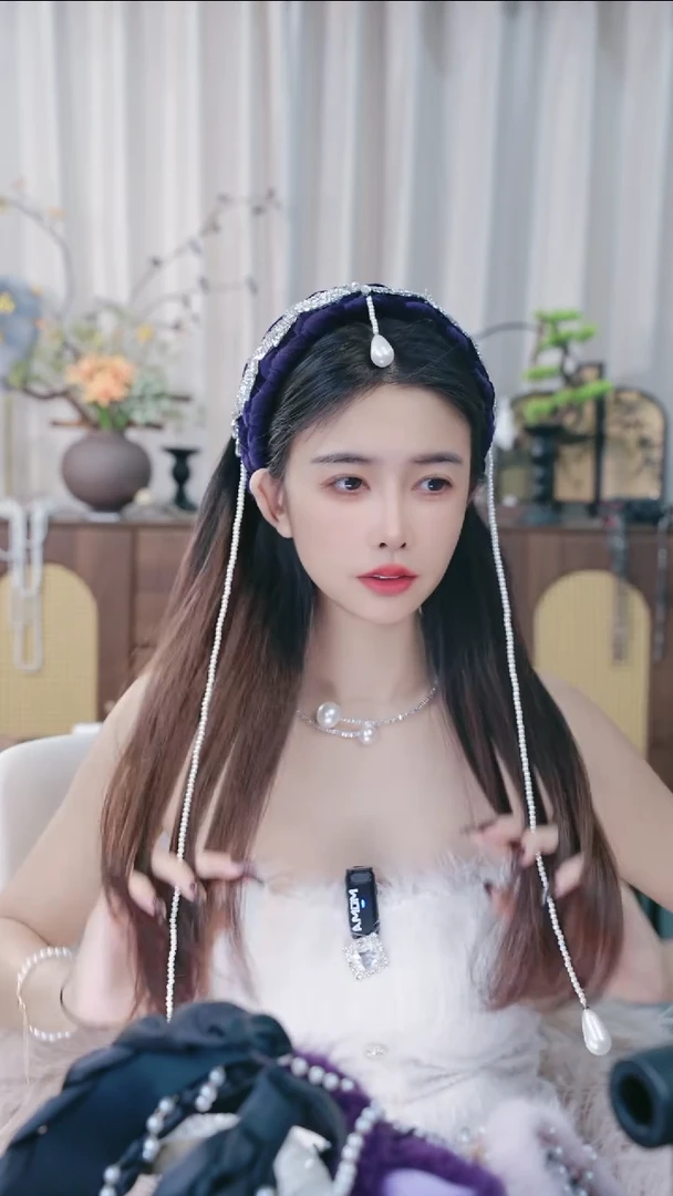 合金布艺紫色高定款