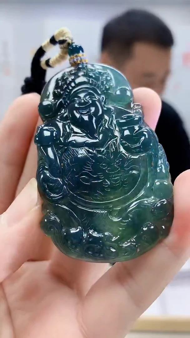 定制翡翠未镶嵌4898bb-毛货挂件112