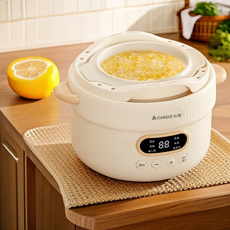 志高电炖锅宝宝辅食电炖盅煲汤锅辅食锅陶瓷家用隔水炖隔水多功能