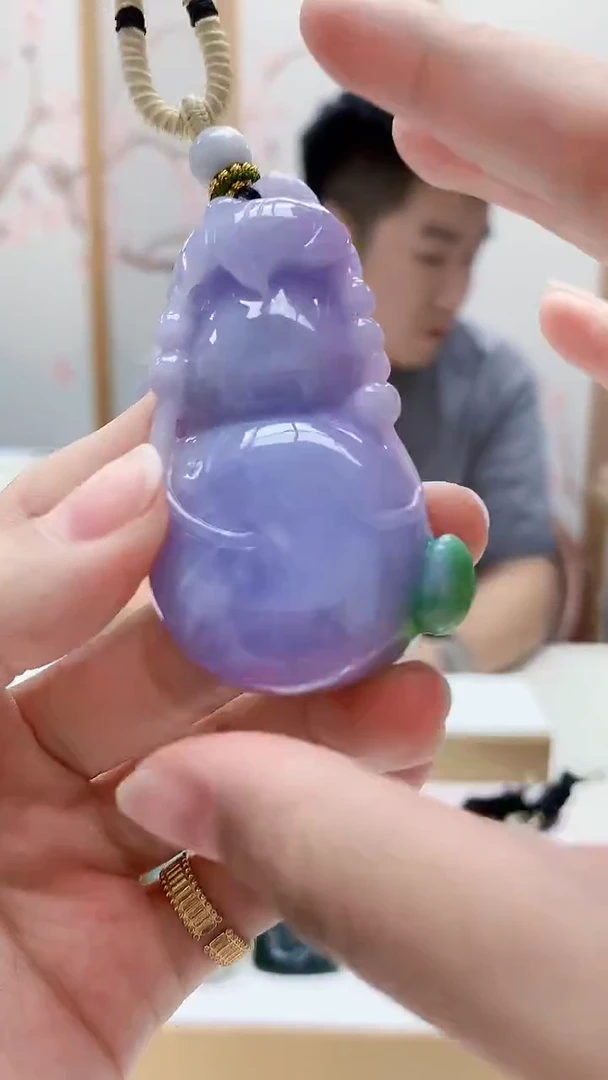 未镶嵌定制翡翠5028lr-毛货挂件17