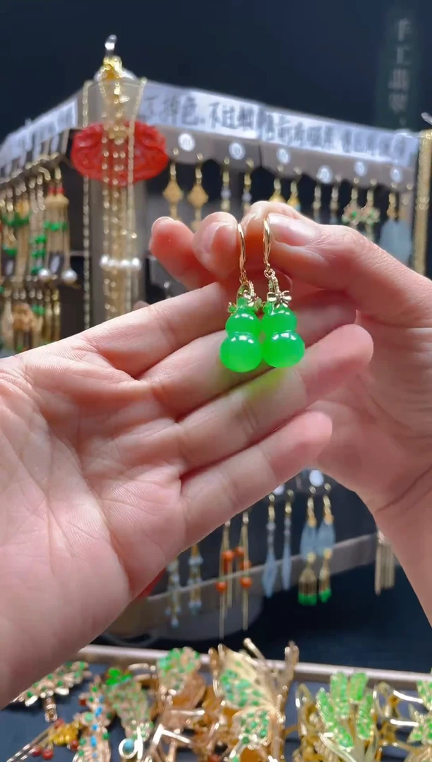 【闪购商品】玛瑙/玉髓耳饰合金028玛瑙饰品