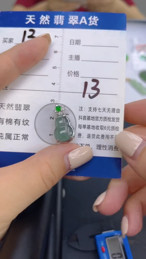 翡翠未镶嵌颈饰天然A货翡翠