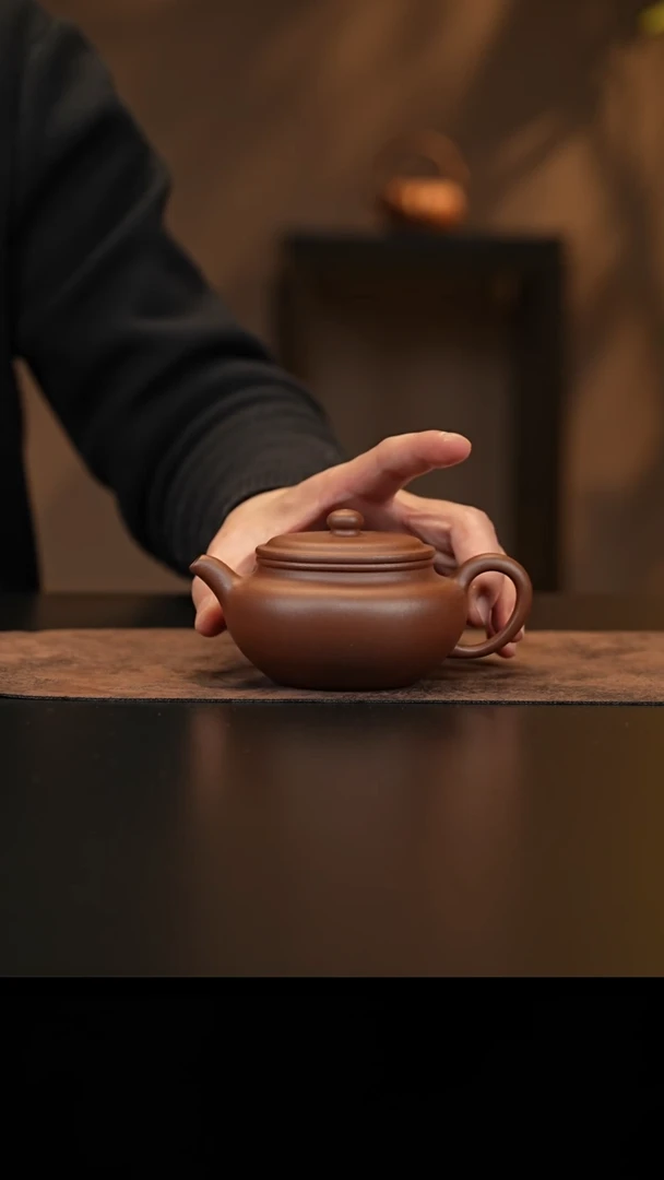 【闪购商品】紫砂茶壶允禾斋zy孤品 紫泥 仿古