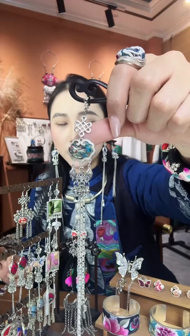 【闪购商品】刺绣纯手工民族风发簪