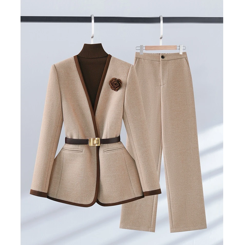 〈纪朵研〉1511韩版时尚套装休闲女神范小西装