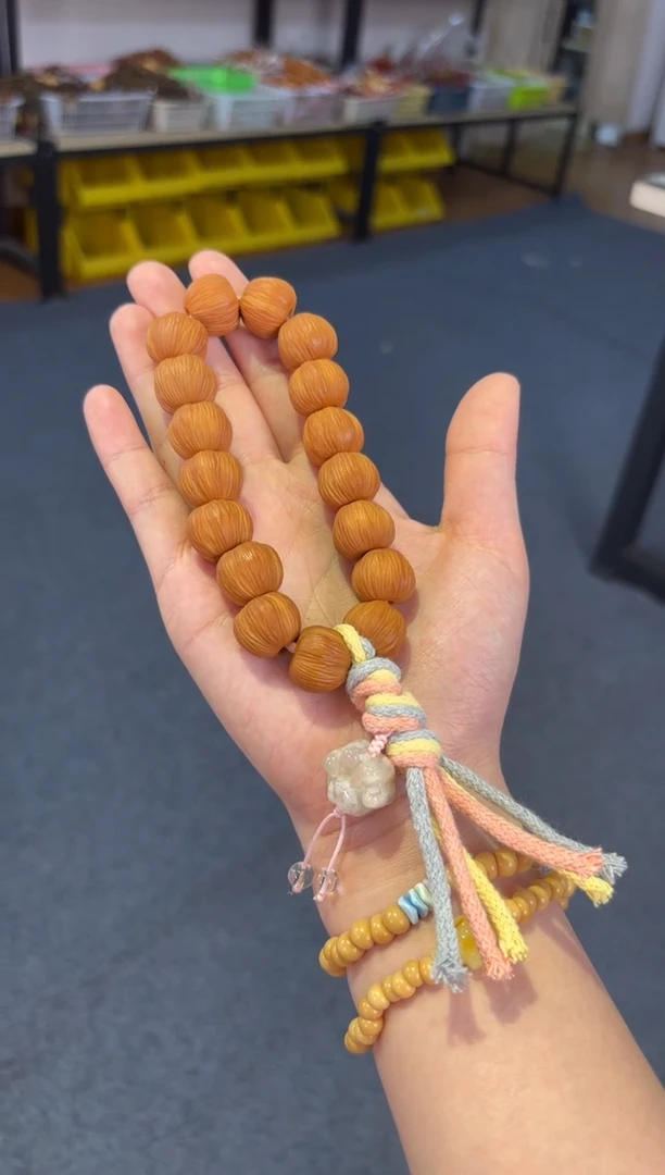 吊坠菩提根/象牙果 猴头南瓜酥【猫爪手持】