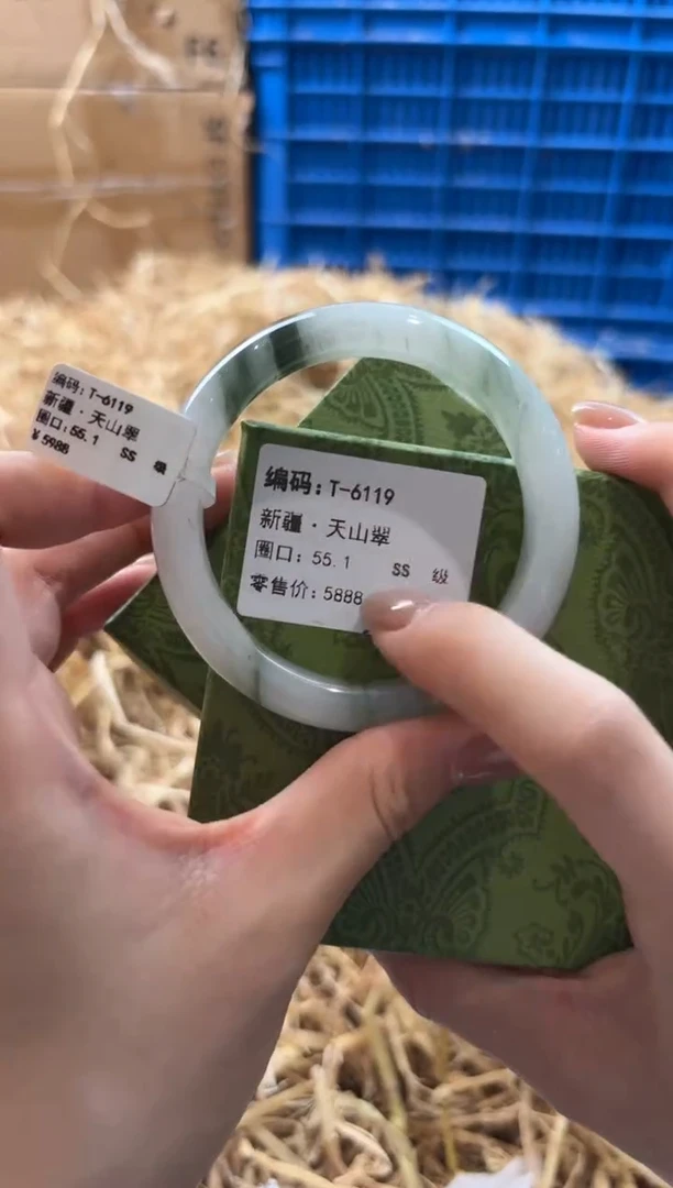 未镶嵌手镯石英质玉T-6119