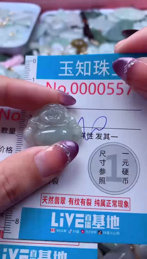 翡翠未镶嵌吊坠(不含链)557