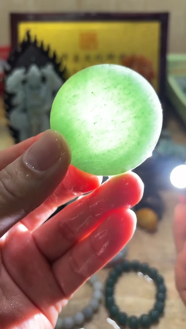 未镶嵌挂件翡翠A货常星6902