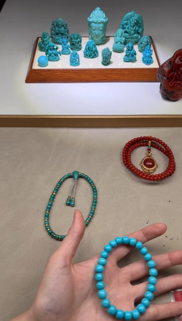 【闪购商品】绿松石手串手串未镶嵌手串手串