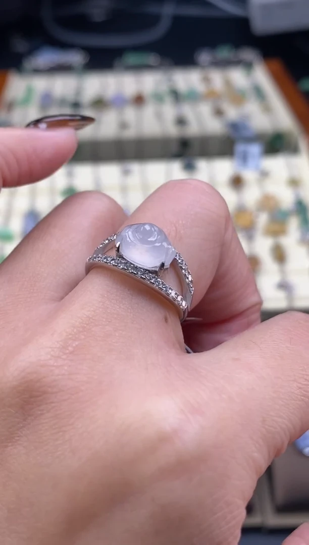 颈饰银S925镶嵌翡翠18848