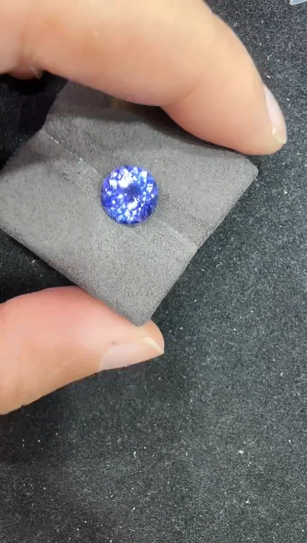 未镶嵌定制定制坦桑石分*天然2.745克拉