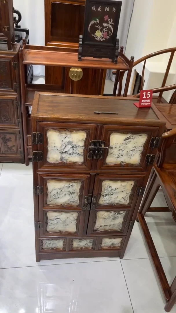 【闪购商品】贡木云石板镶嵌顶箱柜