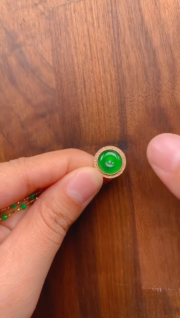 【闪购商品】翡翠吊坠(不含链)银S925镶嵌平安扣吊坠