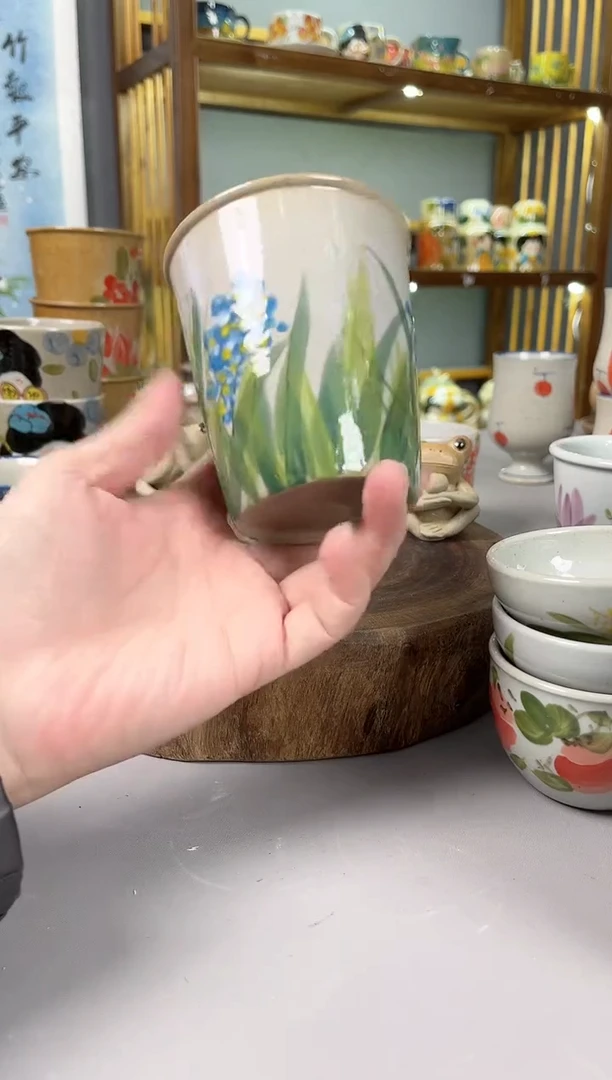 【闪购商品】瓷片景德手绘陶瓷高温釉下彩陶瓷