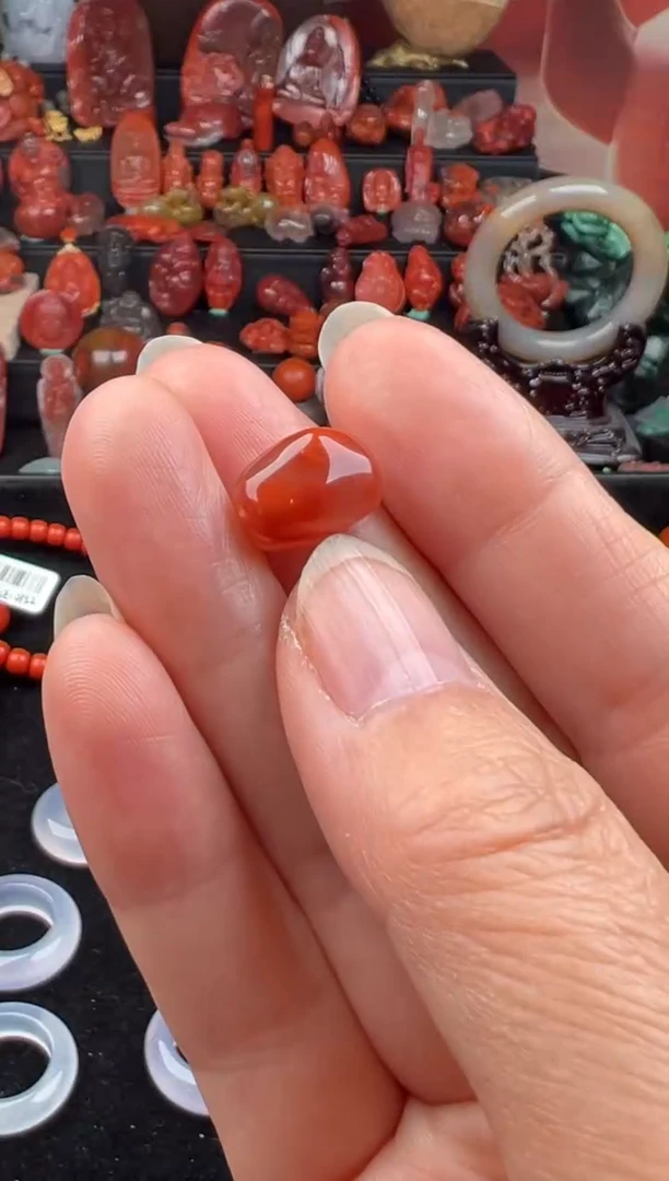 未镶嵌单珠南红玛瑙物*单珠