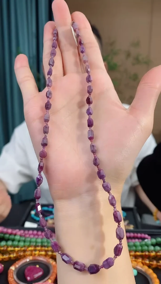 苏纪石（舒俱来）银S925镶嵌项链305