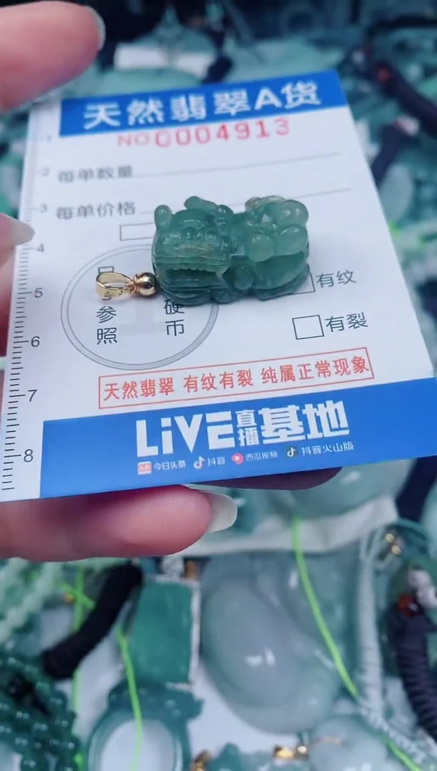颈饰未镶嵌翡翠00004913