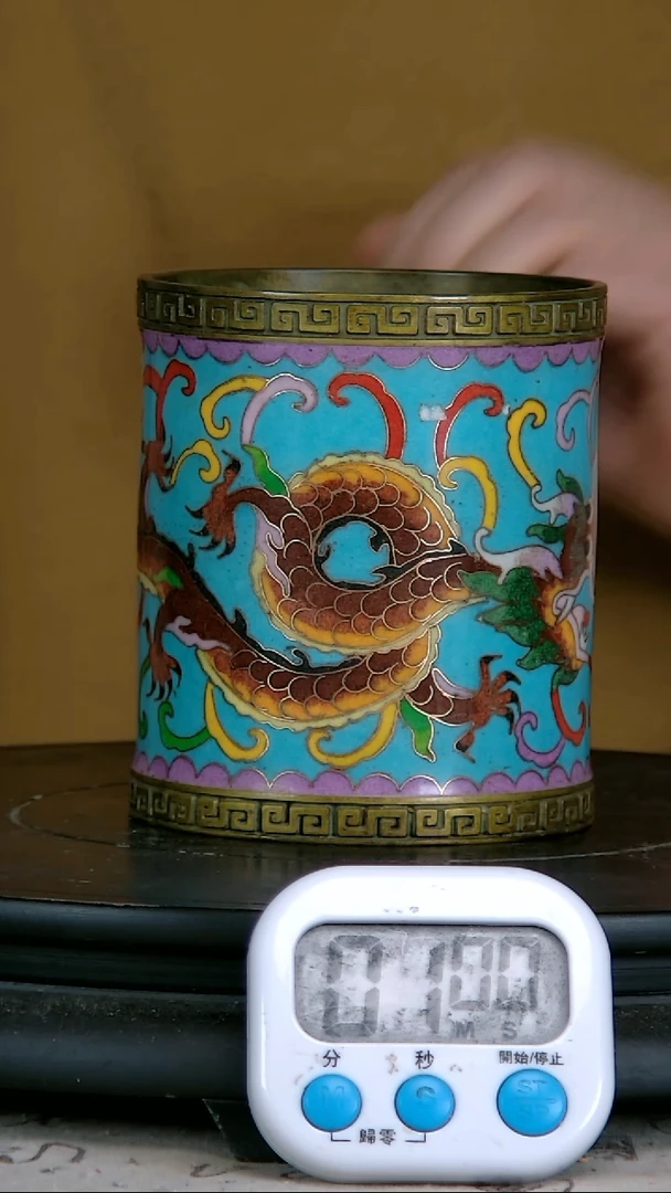 铜胎铜胎珐琅彩精美笔铜