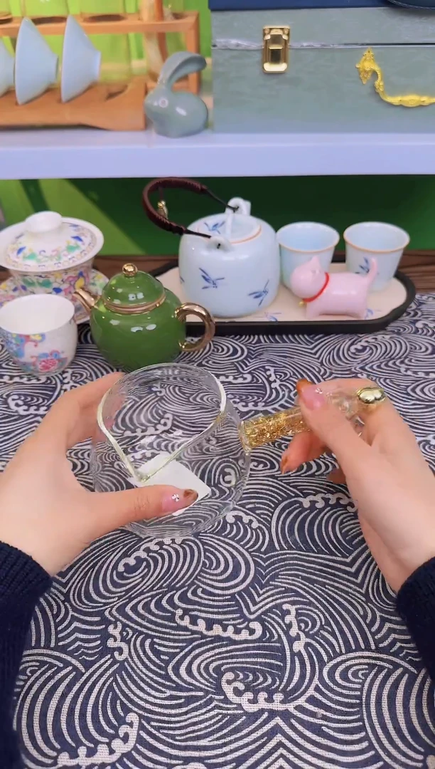 【闪购商品】玻璃侧把公道杯玻璃