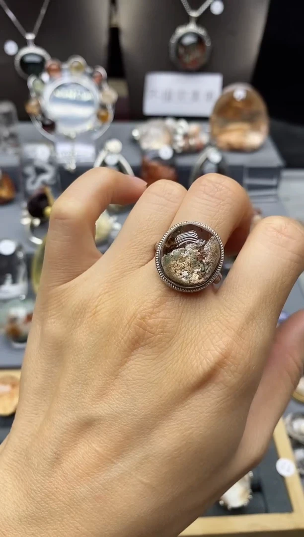 银S925镶嵌珠宝半成品水晶定制定制