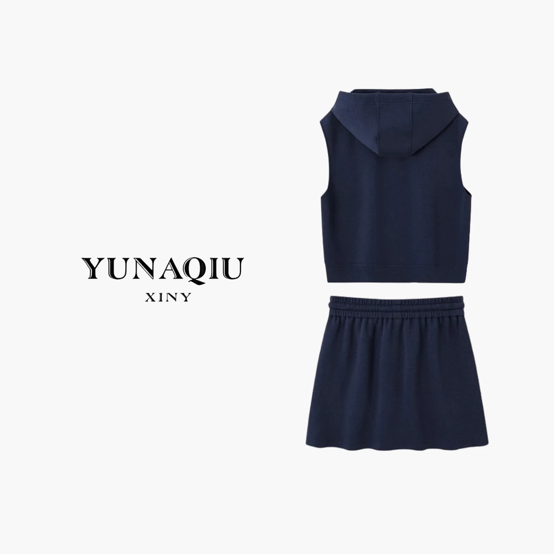 YUNAQIU 显瘦网红运动洋气气质时尚套装-9343