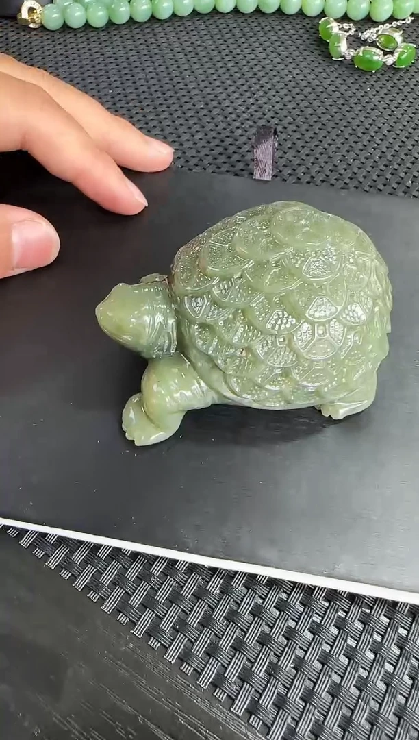 【闪购商品】和田玉摆件未镶嵌金钱龟