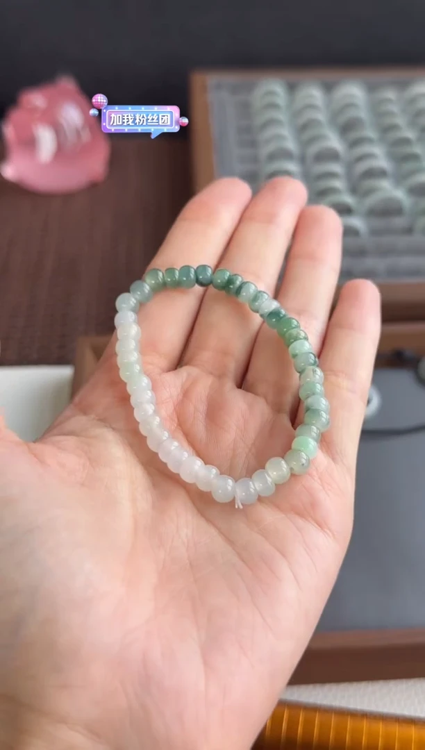 未镶嵌手串翡翠206号买断