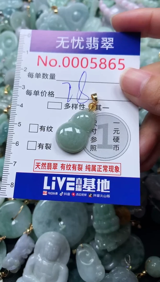 颈饰未镶嵌翡翠5865