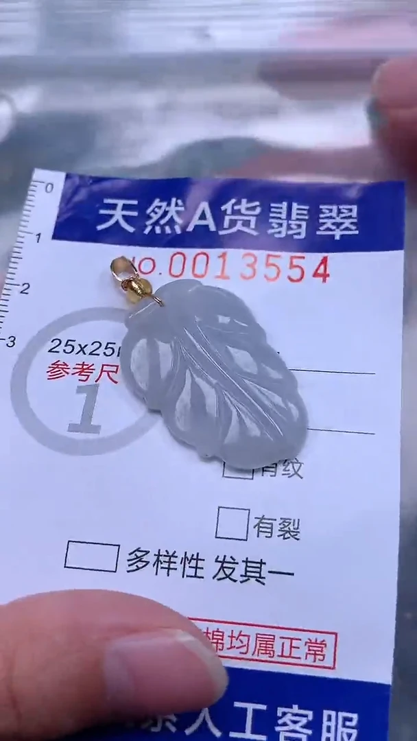 翡翠未镶嵌吊坠(不含链)1