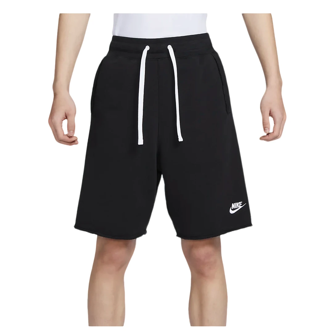 NIKE/耐克官方男款舒适百搭潮流休闲运动刺绣毛圈短裤-DX0767-010