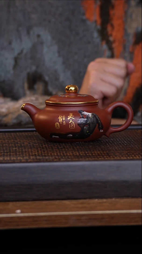 茶壶紫砂宜兴手工原矿紫砂壶001