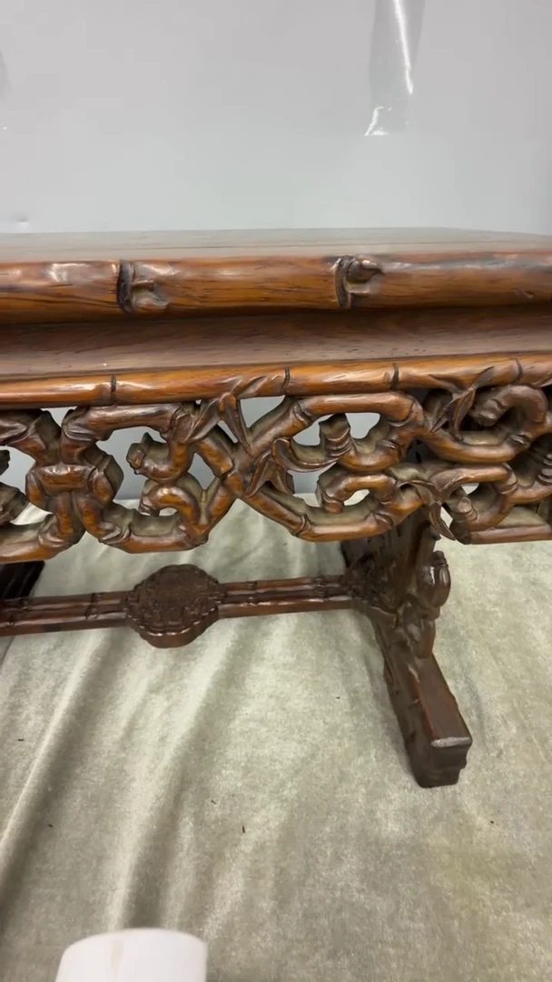 木作****牛摆台（明清木器）