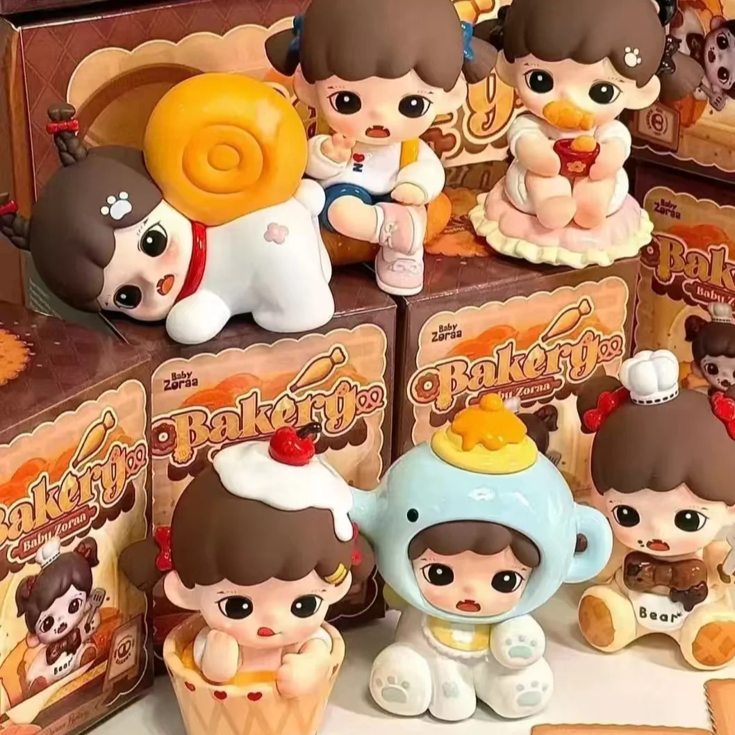 曦曦【拆盒】Zorra妹宝烘焙店盲盒可爱公仔潮玩手办摆件